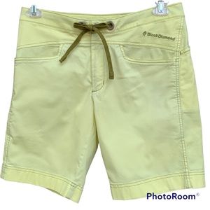 Women’s Black Diamond Credo Shorts Lemon- Size 10